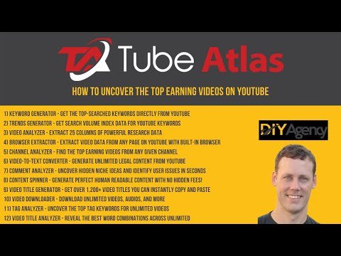 Tube Atlas | Ultimate YouTube Keyword Research Tool - 12+ Built-in Tools