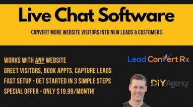 Live Chat Software - Lead Convert Rx | Video Widget That Works On Any Website