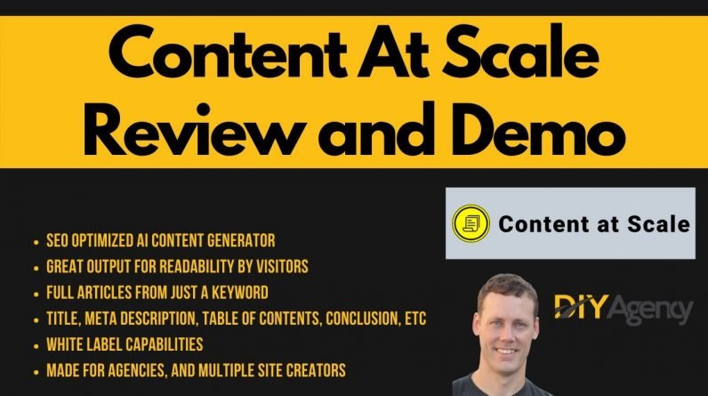 Content At Scale Review and Demo | SEO Optimized AI Content Generator